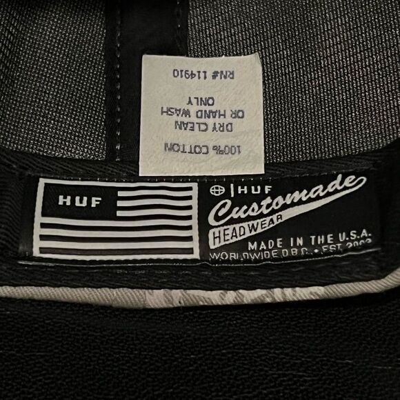 HUF Snowlife Gray SnapBack Hat / One Size - Picture 3 of 4